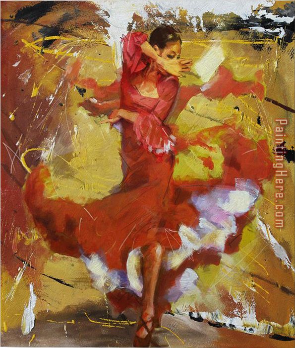 Flamenco 18 painting - Unknown Artist Flamenco 18 art painting